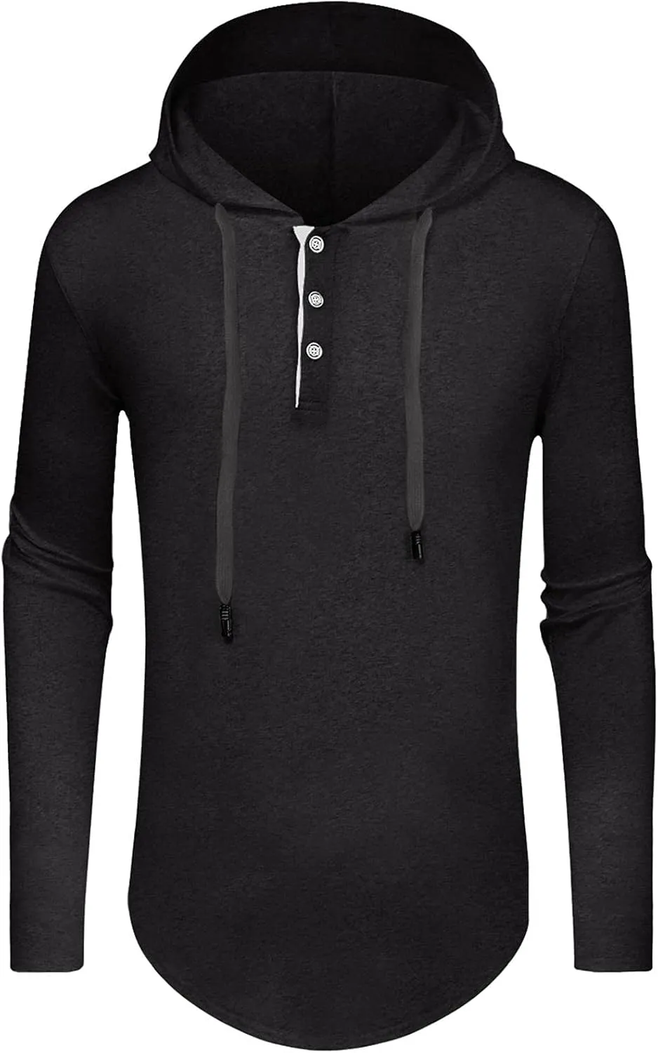 Aiyino Men's Long Sleeve Fashion Athletic Hoodies Sport Sweatshirt Hip Hop Pullover