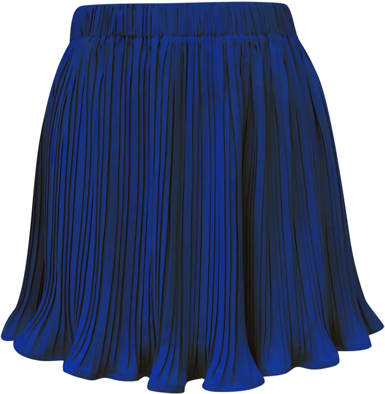 BTDECLAR Women's Pleated A Line Mini Skirt Basic High Elastic Waisted Flowy Short Skirts Trendy Summer Casual Athletic Skirts