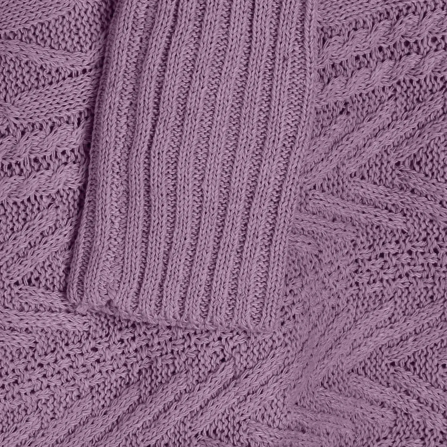 Casual Knitted Sweater Tops for Women Cable Knit Lantern Sleeve High Neck Sweaters Fall Winter Warm Pullover Jumpers