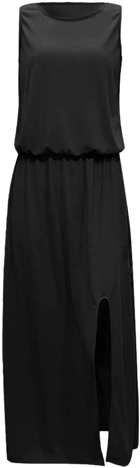 Church Dresses for Women Petite Vacation Swing Sleeveless Business Work Dress Wedding Baby Shower Outfit for Guest