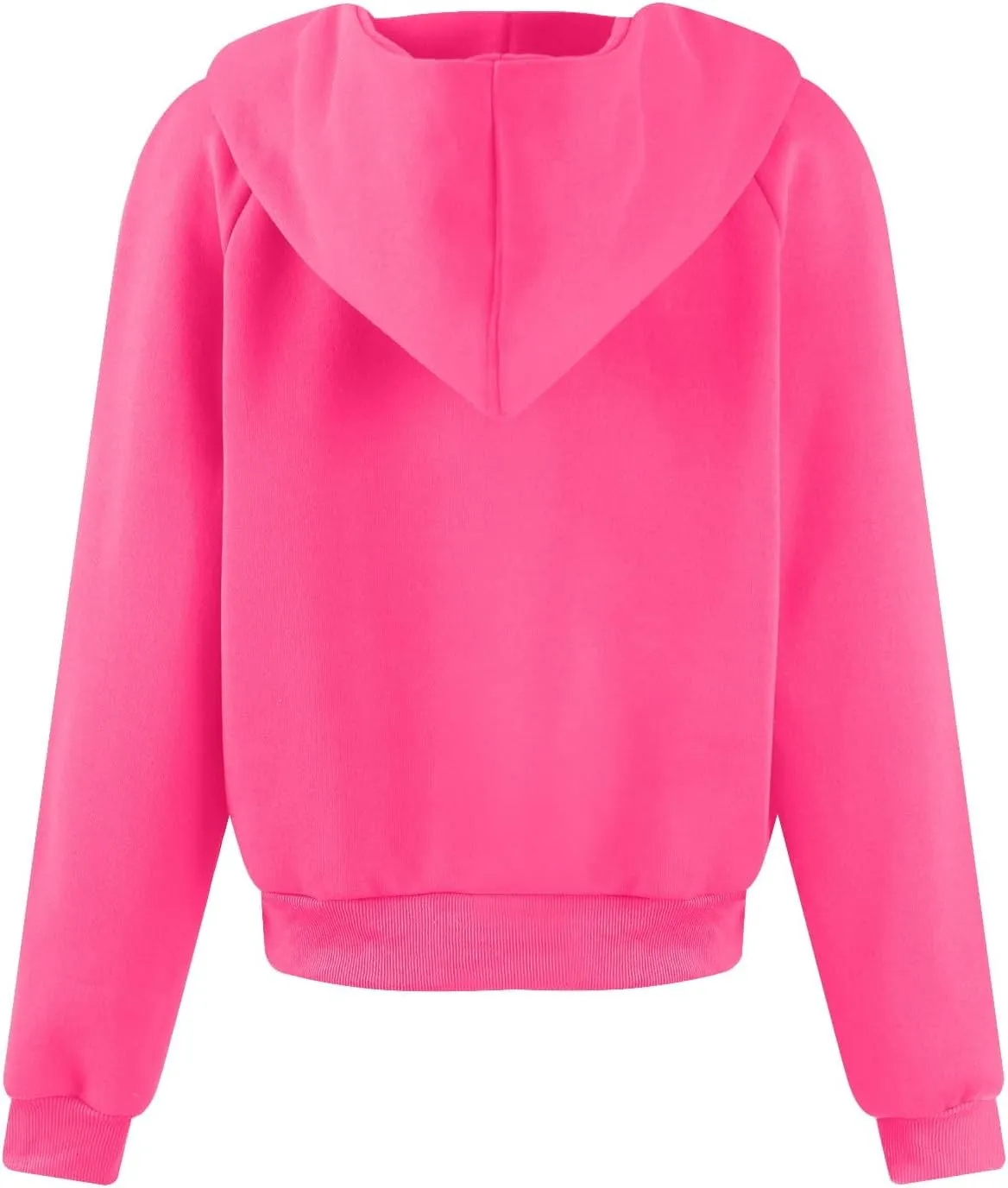 Cropped Hoodie Women Y2k Long Sleeve Fleece Pullover Casual Comfy Hooded Sweatshirt with Thumb Hole 2024 Fall Trendy