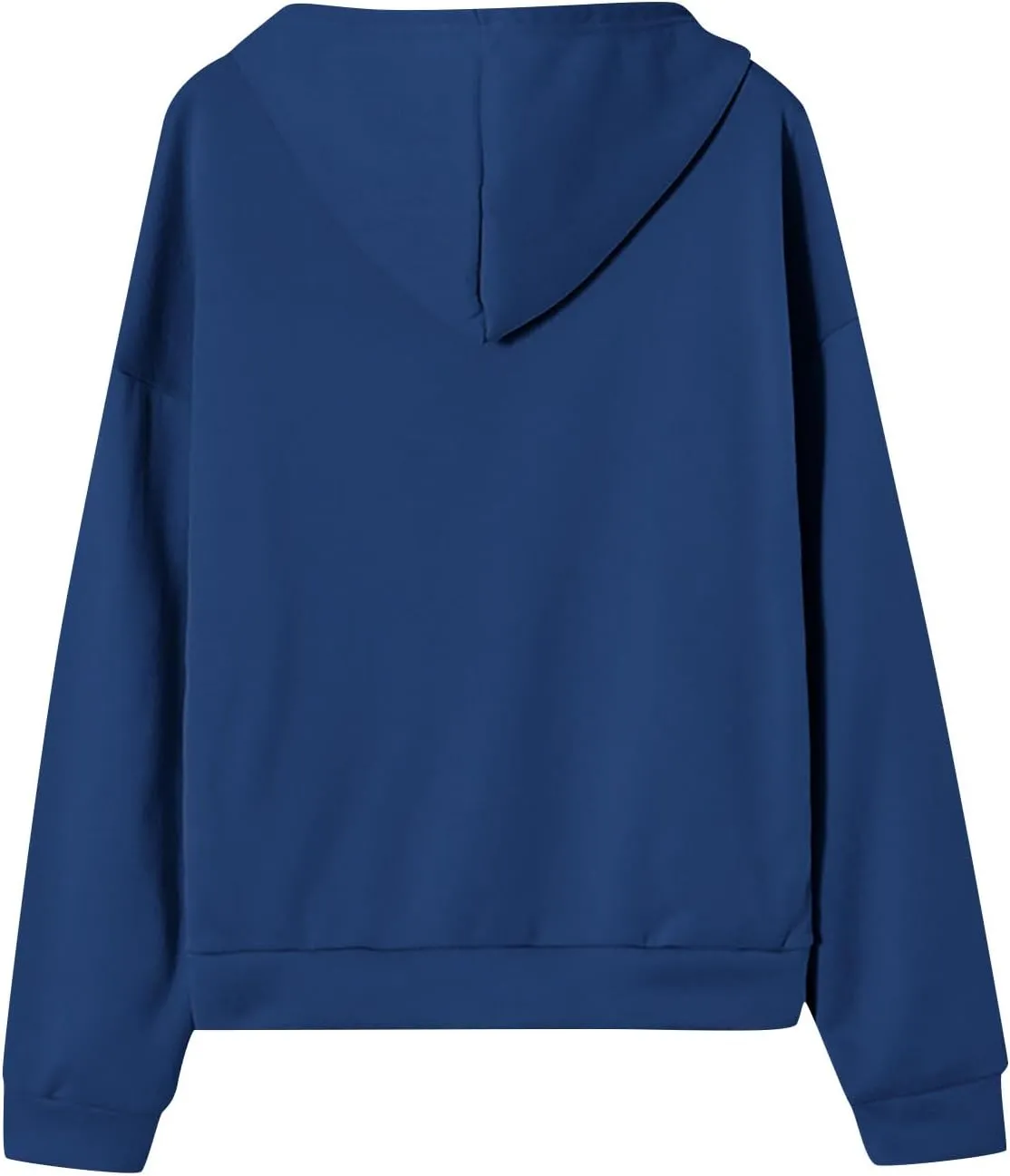 Cropped Zip Up Hoodie Women Fleece Lined Drawstring Solid Color Hoodies Pullover Comfort Oversized Tunic Sweatshirt