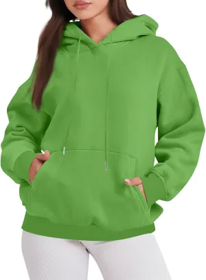 Fall Sweatshirts, Womens Oversized Sweatshirts Pullover Hoodies Fleece Sweaters Long Sleeve With Pockets Winter Fall