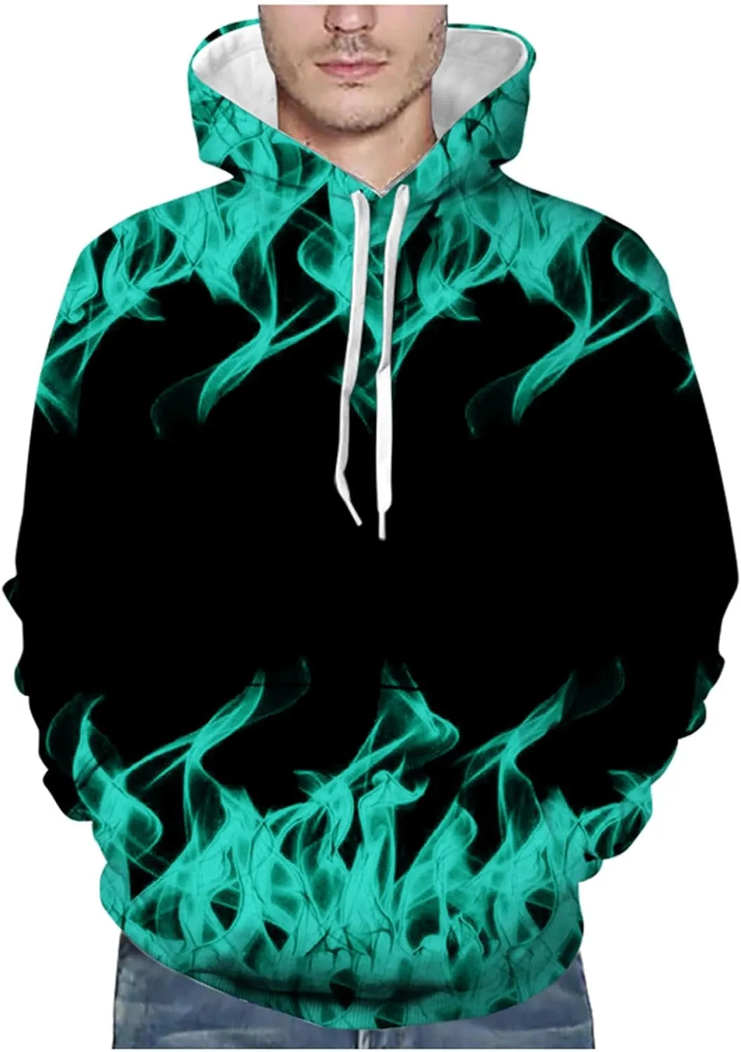 Fashion Men Women Unisex Hooded Sweatshirts 3D Printed Graphic Novelty Hoodies Long Sleeve Pockets Tops