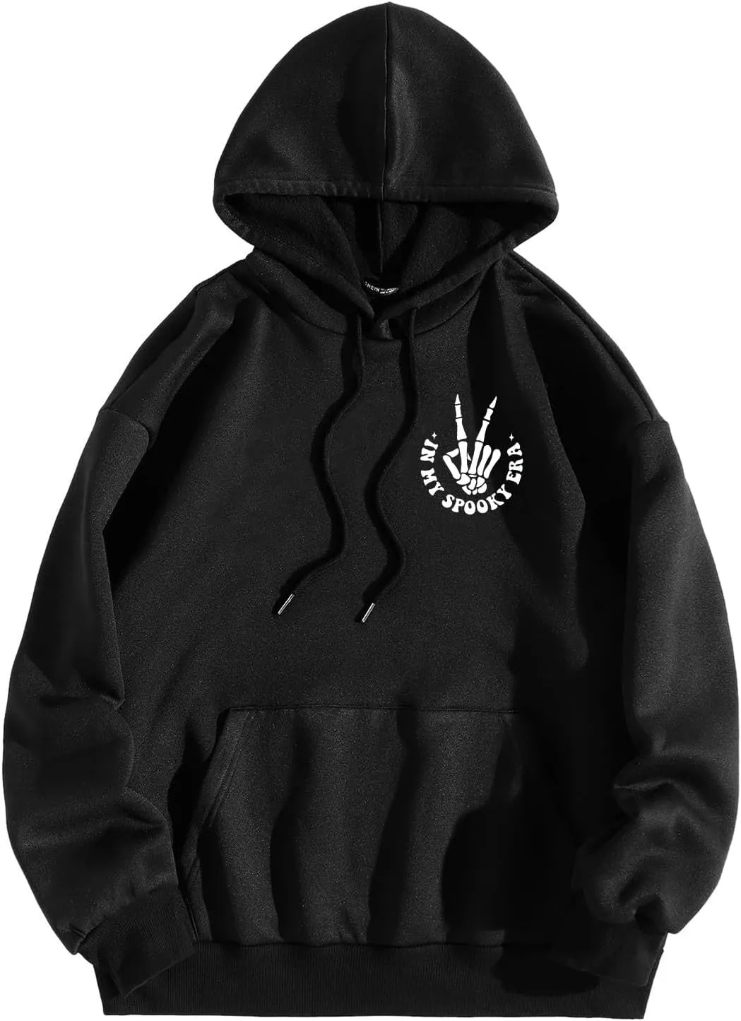 Halloween Hoodies for Teen Girls Spooky Season Letter Print Cute Halloween Sweatshirt Casual Trendy Halloween Clothes