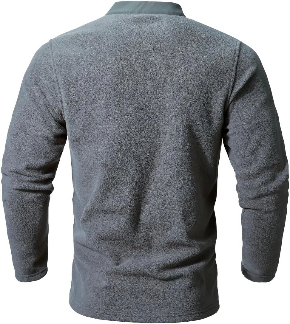 HARGLESMAN Mens Fleece Sweatshirts American Flag Patriotic Pullover