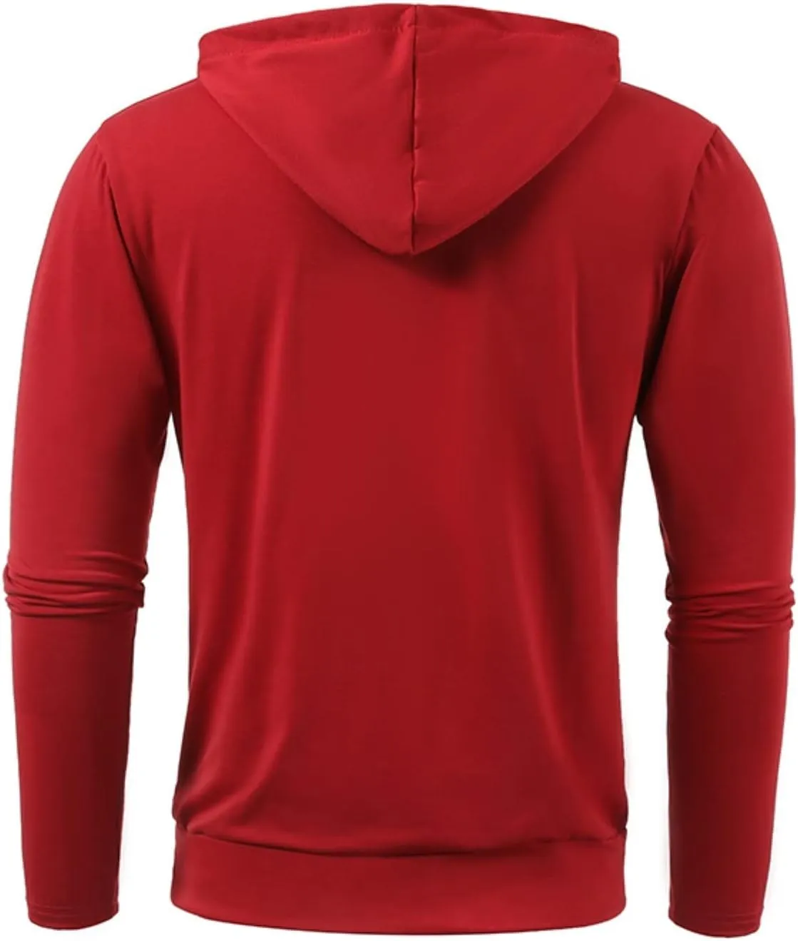 Hoodies for Men 2025 Summer Shirts Casual Fashion Long Sleeve Pullover Tops Fall Winter Hoodies with Zipper Pocket