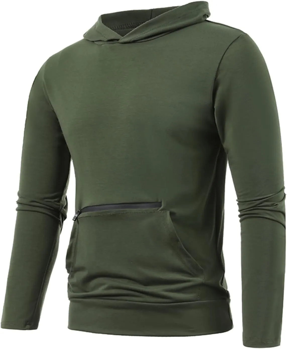 Hoodies for Men 2025 Summer Shirts Casual Fashion Long Sleeve Pullover Tops Fall Winter Hoodies with Zipper Pocket