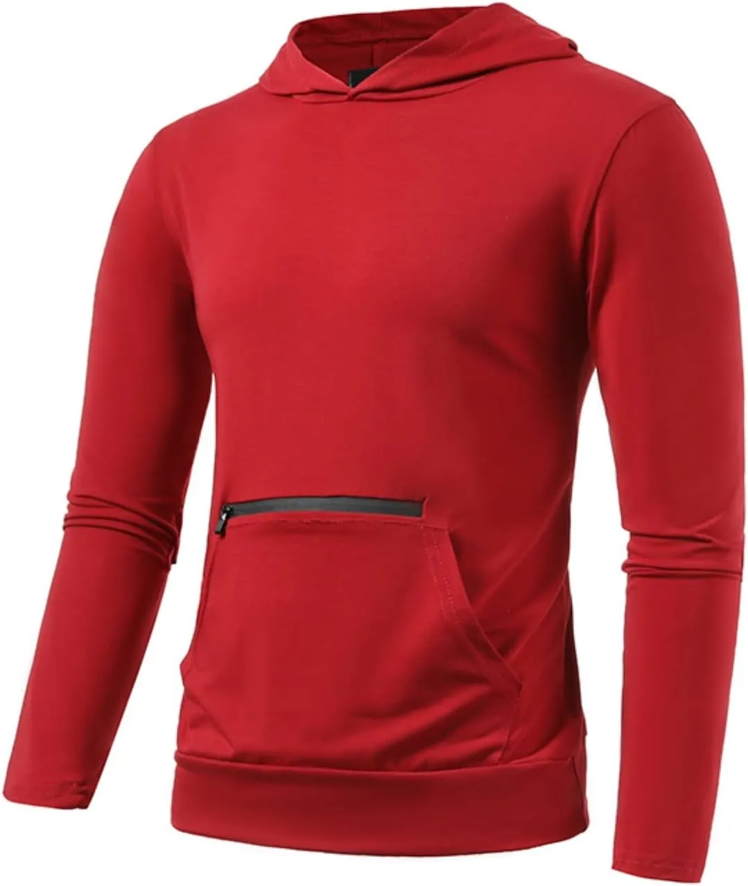 Hoodies for Men 2025 Summer Shirts Casual Fashion Long Sleeve Pullover Tops Fall Winter Hoodies with Zipper Pocket