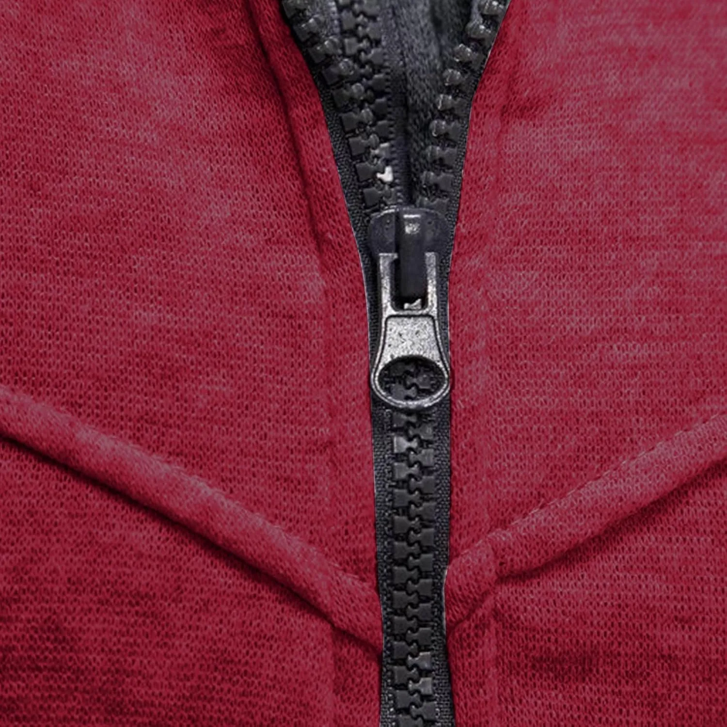 Men's Full Zip Fleece Hoodie Zippered Color Block Hooded Jackets Slim Fit Long Sleeve Lightweight Sweatshirt Fall Tops