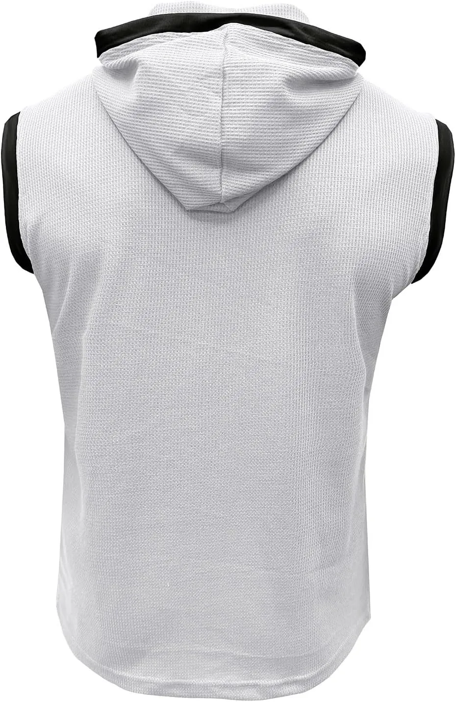Mens Tank Top Hoodie Men's Workout Hooded Tank Tops Fitness Shirt Sleeveless Zip Up Gym Hoodies