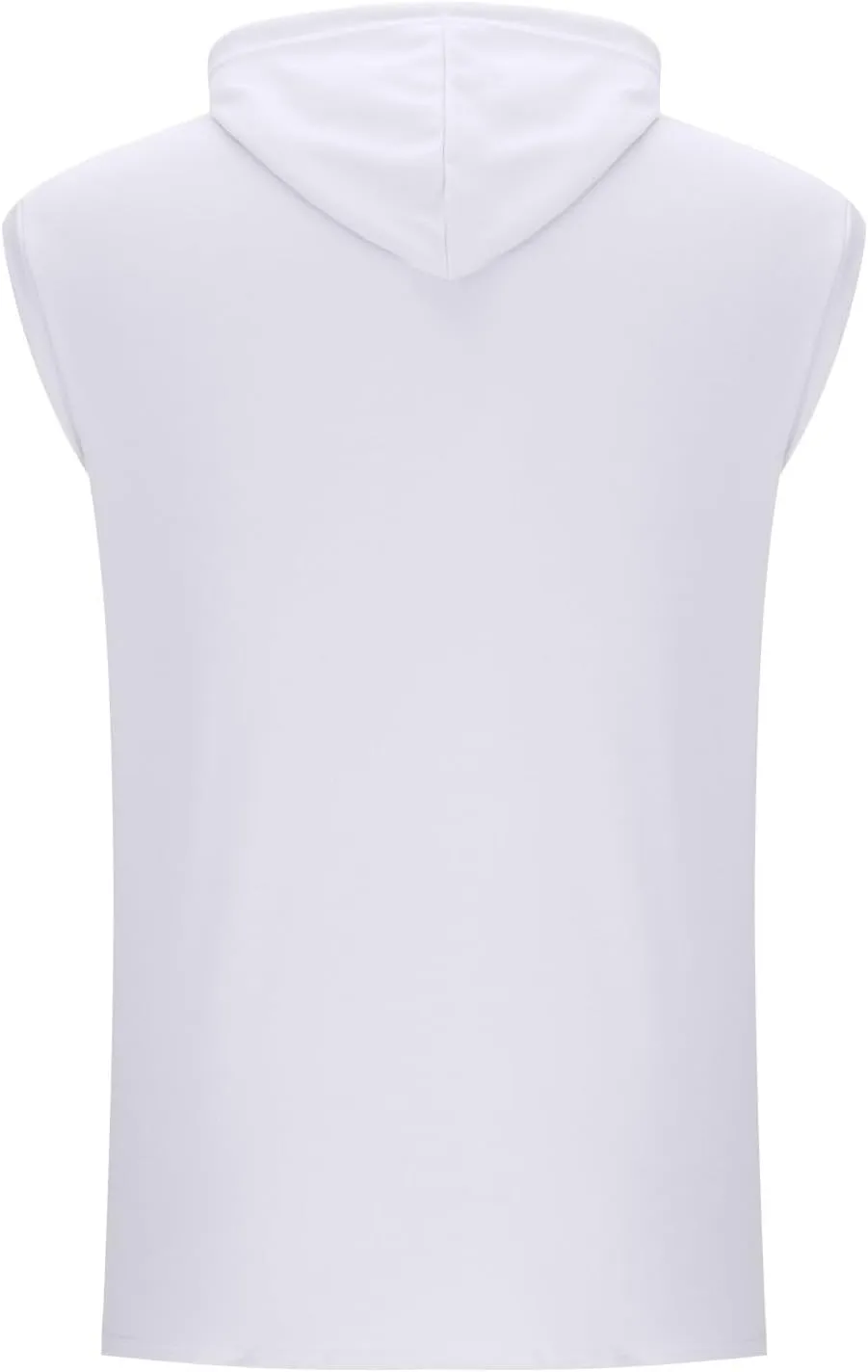 Men's Workout Tank Tops with Hooded, Sleeveless Gym Hoodies Muscle Cut Off Basic Tee Shirt Bodybuilding Henley Shirts