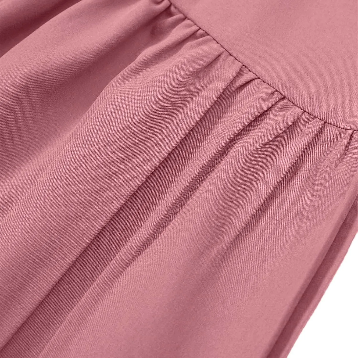 Midi Skirts for Women Trendy Casual Flowy A Line Elastic Tie Waist Tiered Ruffle Pleated Swing Boho Long Skirt Dress