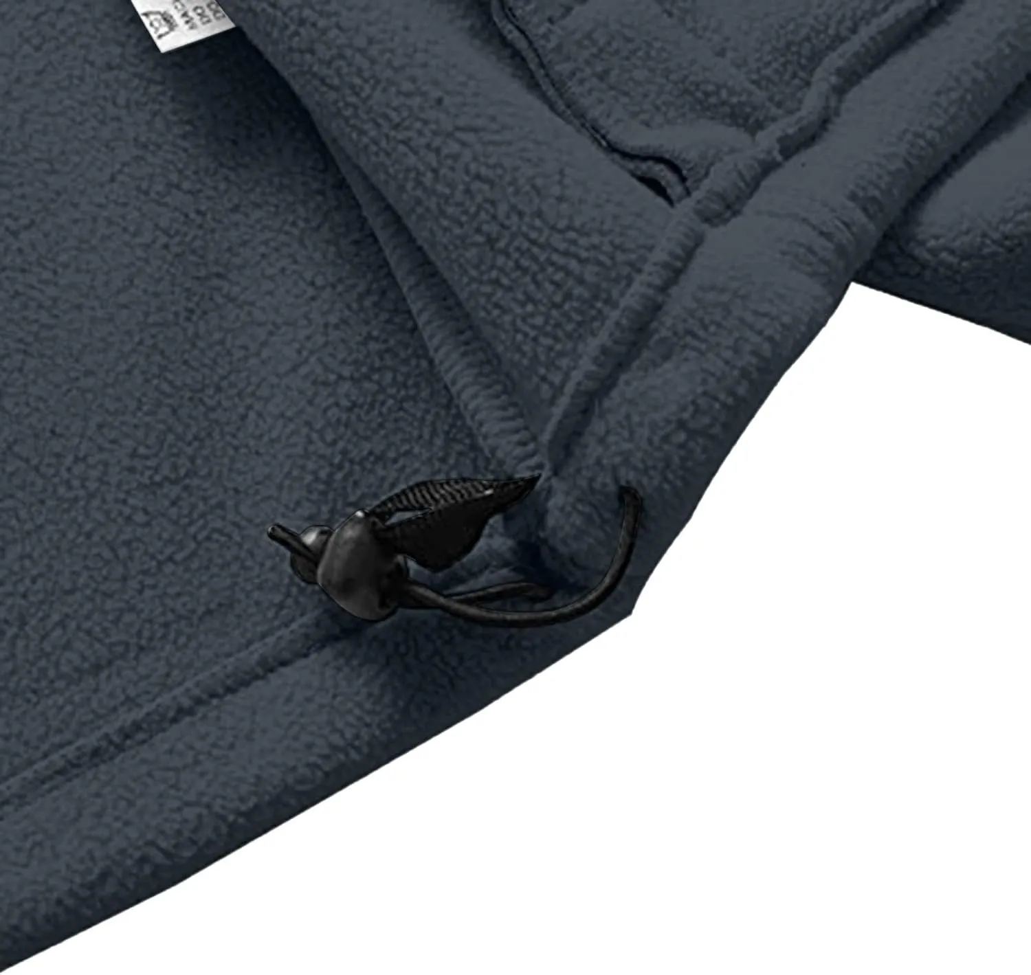 MIDOO Fleece Jacket Mens Full Zip Casual Collar Warm Cardigan Coat Jacket Solid Color Zipper Soft Top Coats for Men Winter