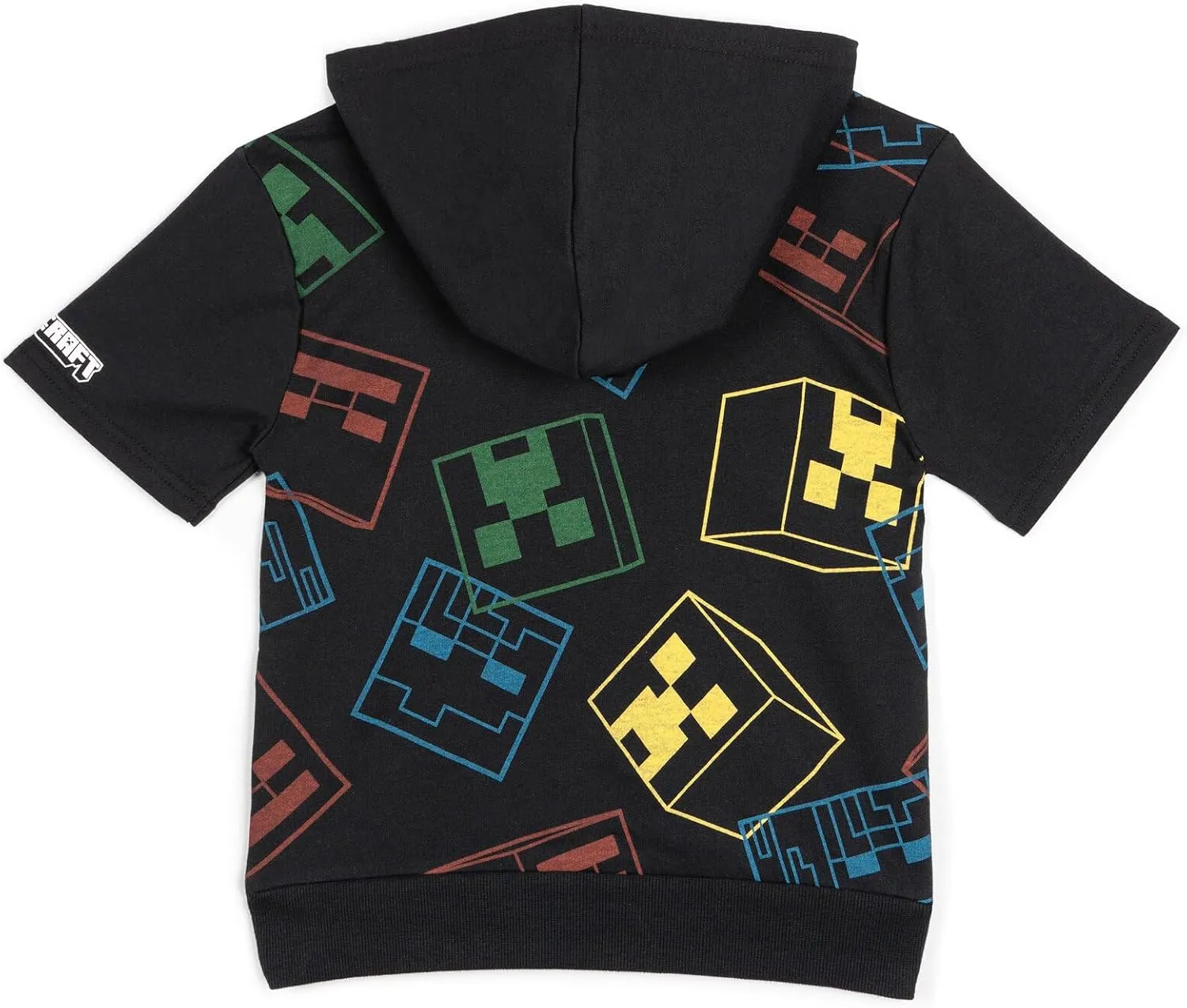 Minecraft French Terry Pullover Hoodie and Shorts Toddler to Big Kid Sizes (4T - 18-20)