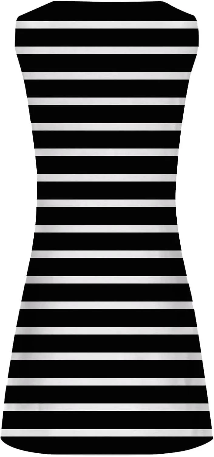 Minn Sundresd Sun Dresses for Women 2025 Vacation Beach Casual Summer Sundresses Sleeveless Tank Short Boho Dress