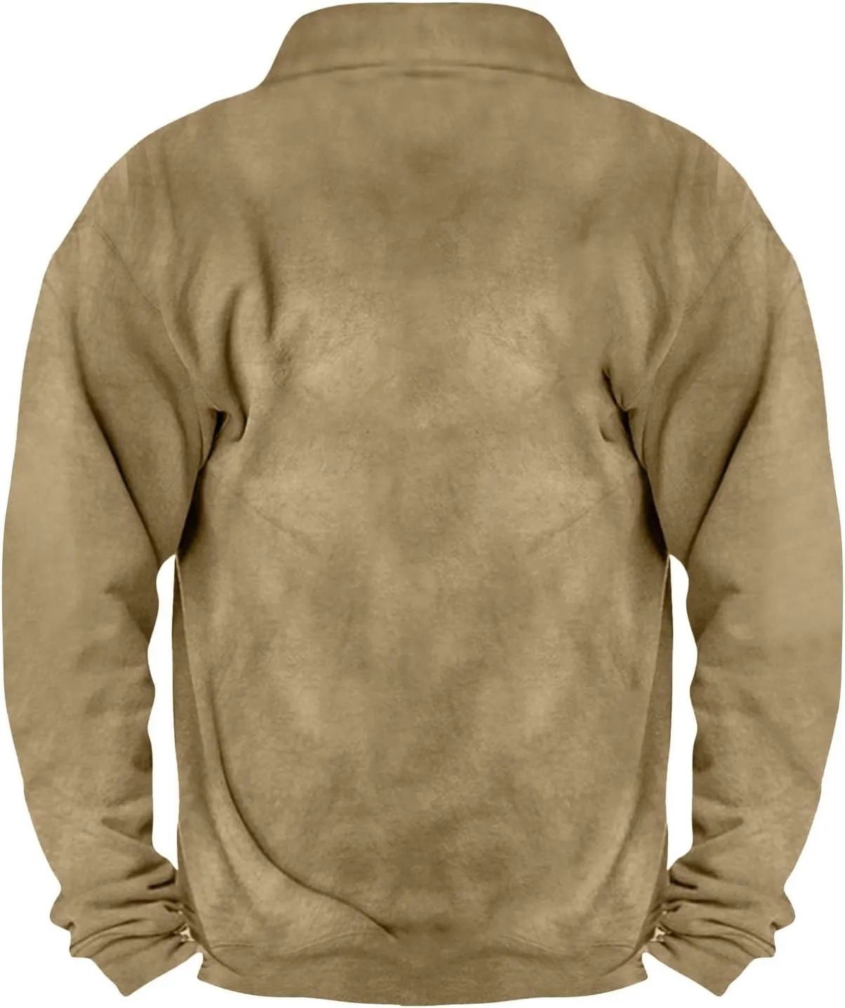 RTRDE Men's Winter Work Sweatshirts Pullover Long Sleeve Fleece Athletic Workout Warm Sweater with Pockets, M-5XL