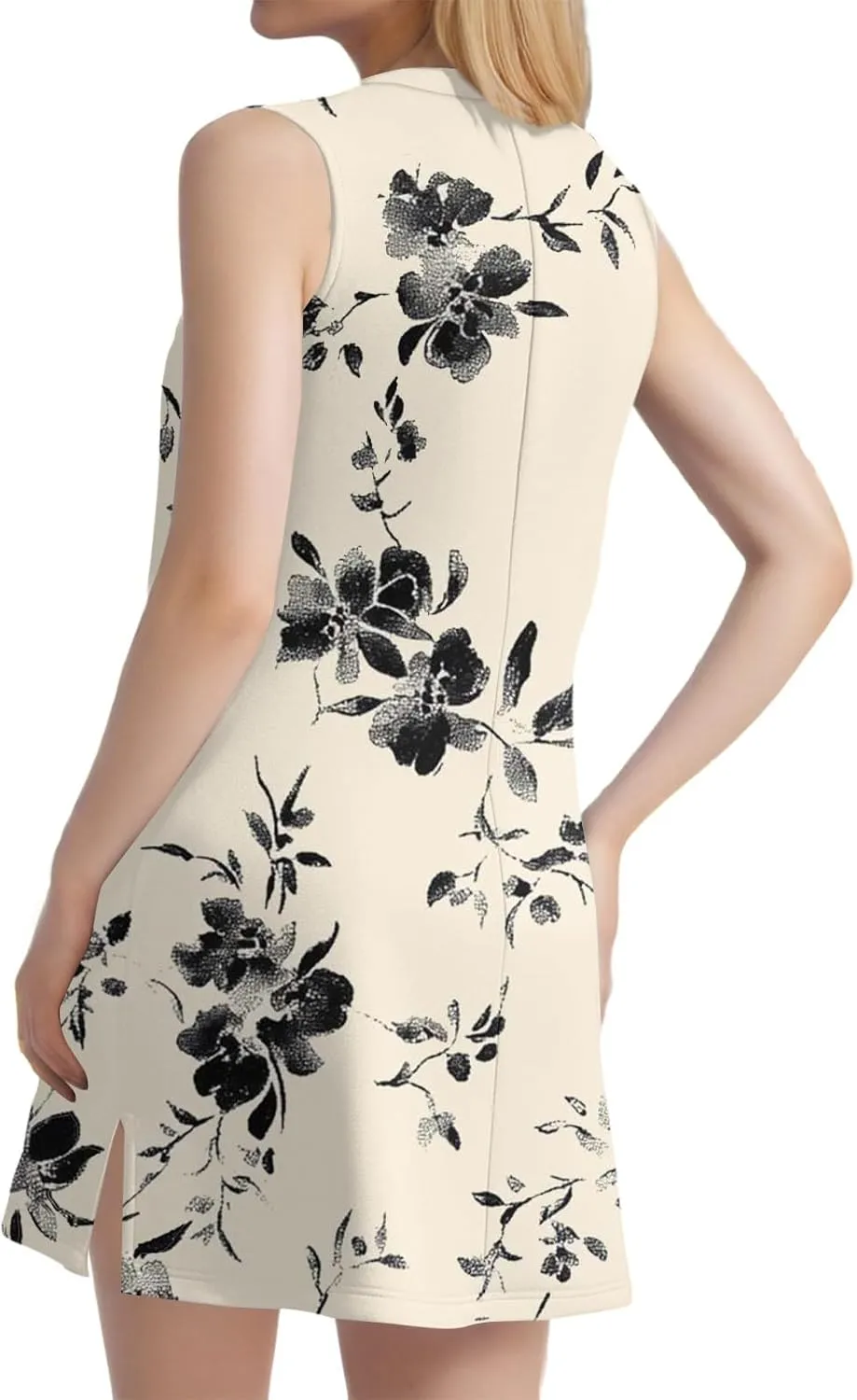 Summer Dresses for Women 2025 Beach Vacation Spring Clothes Sleeveless V Neck Floral Printed Sundresses