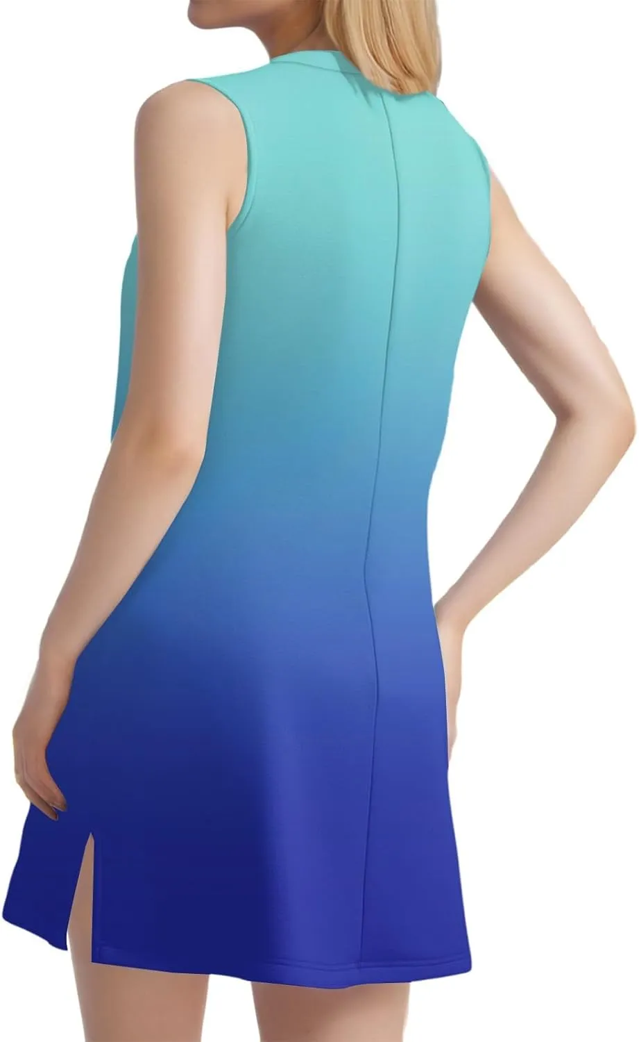 Summer Dresses for Women 2025 Beach Vacation Spring Clothes Sleeveless V Neck Printed Mini Sun Dress