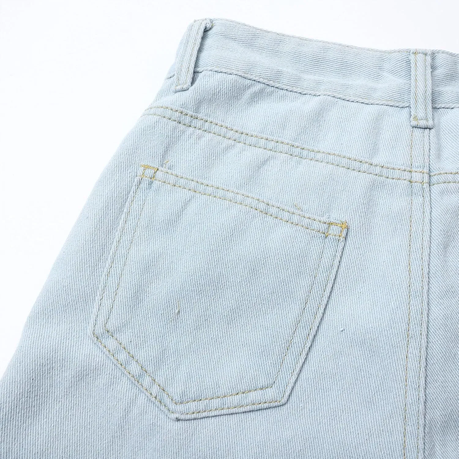 Sweatpants Jeans for Women 2025 Plus Size High Waisted Wide Leg Stretch Denim Pants Baggy Loose Trousers Cute Jeans