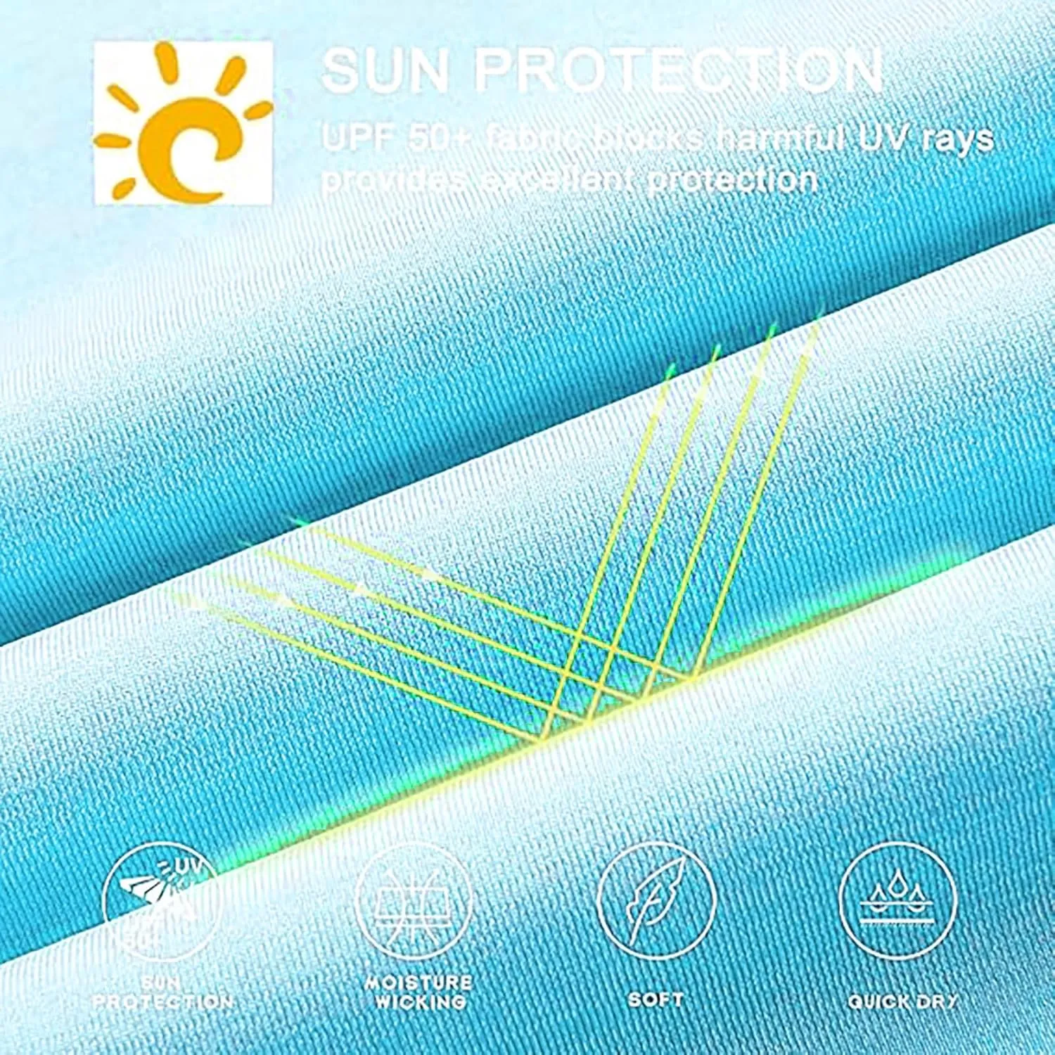 UPF 50  Fishing Shirts for Men Solid Long Sleeve UV Sun Protection Rash Guard Quick Dry Sun Hoodie with Neck Gaiter