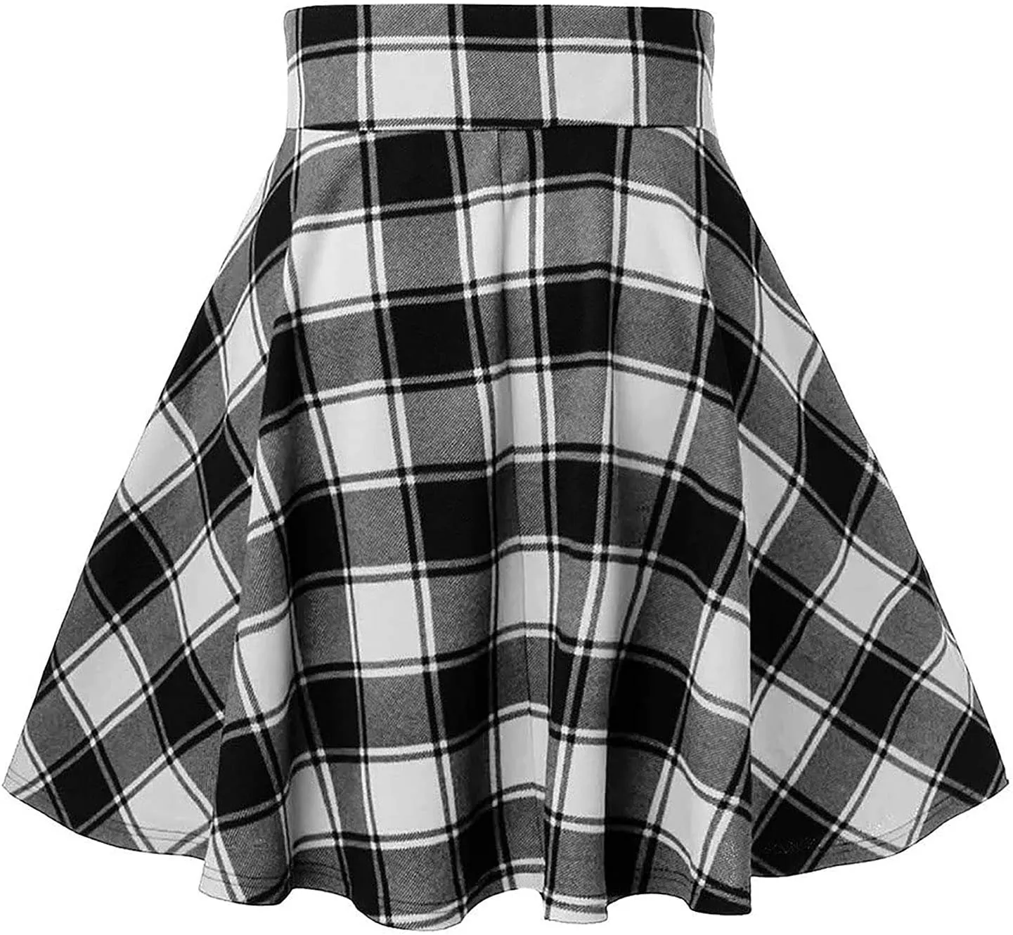 Women Gothic Punk Mini Skirt Casual Trendy Plaid Pleated Bandage High Waisted A-line Flowy Short Skirt for Tennis