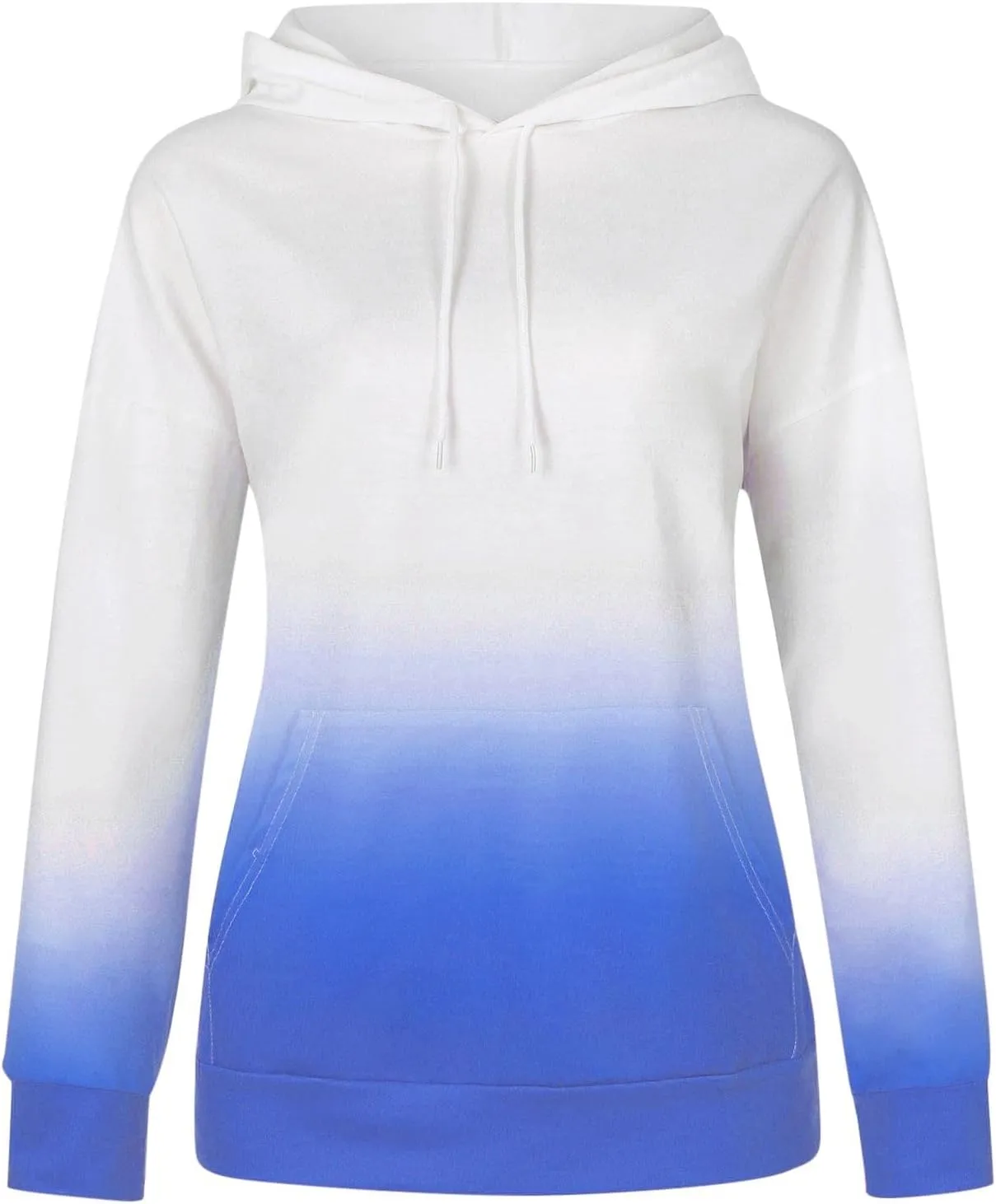 Women Y2k Hoodies Casual Sweatshirt Fashion Tie-Dye Oversized Pullover Long Sleeve Drawstring Tops Loose Fit Blouse