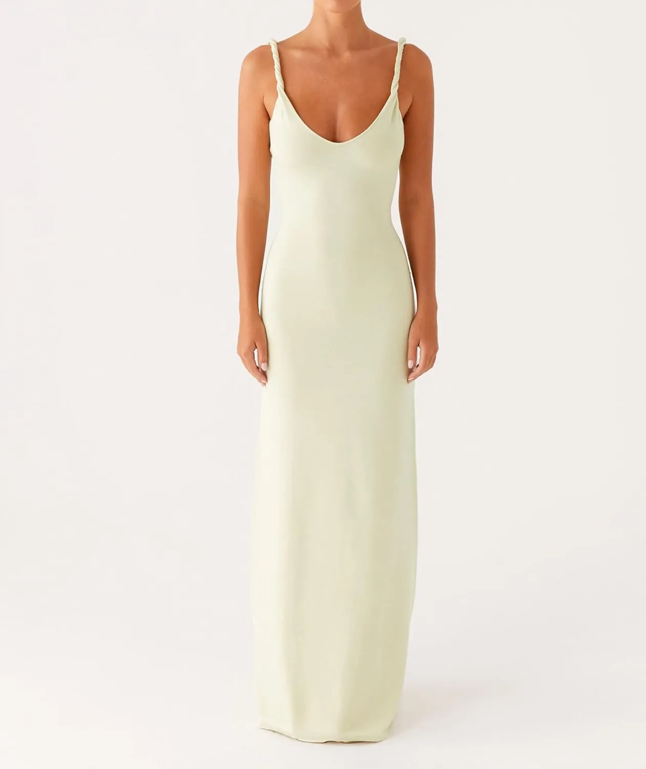Women's 2025 Summer Maxi Dress Spaghetti Strap Slip Bodycon Dress Scoop Neck Cocktail Party Long Dresses