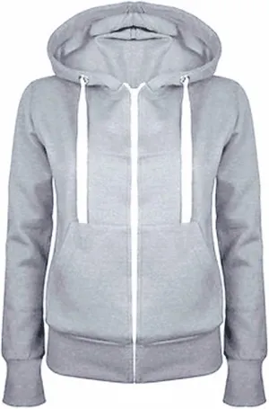 Women's Drawstring Hoodies Fall Fashion Long Sleeve Full Zip Up Hooded Jackets Casual Lightweight Thin Sweatshirts