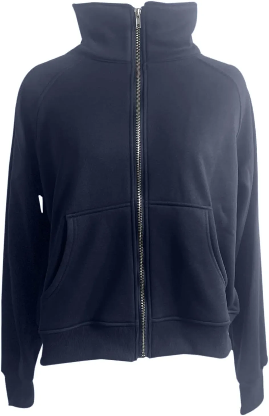 Women's Full Zip Up Sweatshirt Jackets Oversized Fleece Long Sleeve Tops With Pockets Thumb Hole Fall Outfits Clothes
