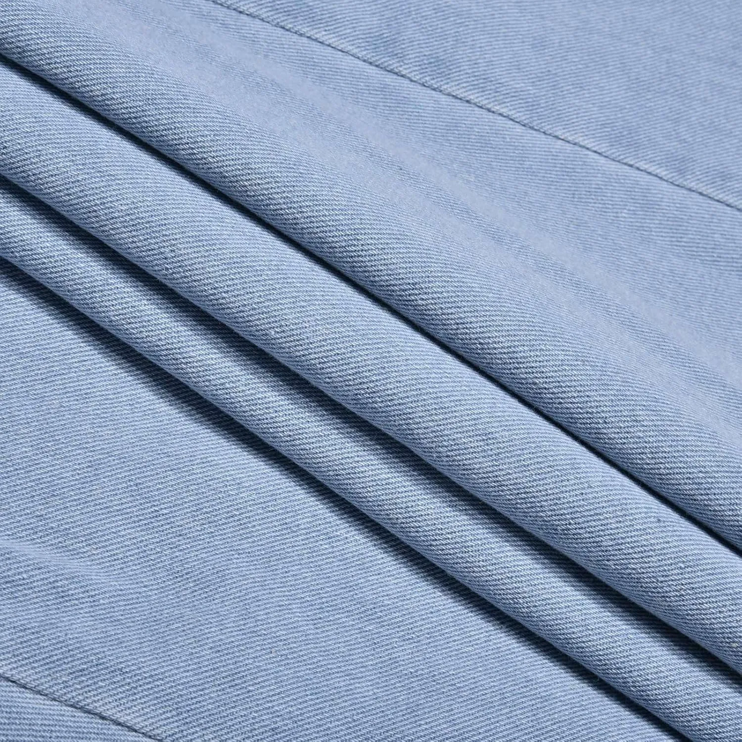 Women's High Waist Jean Skirt Casual Basic Pleated A Line Midi Denim Skirts Button Front Flowy Jean Skirts
