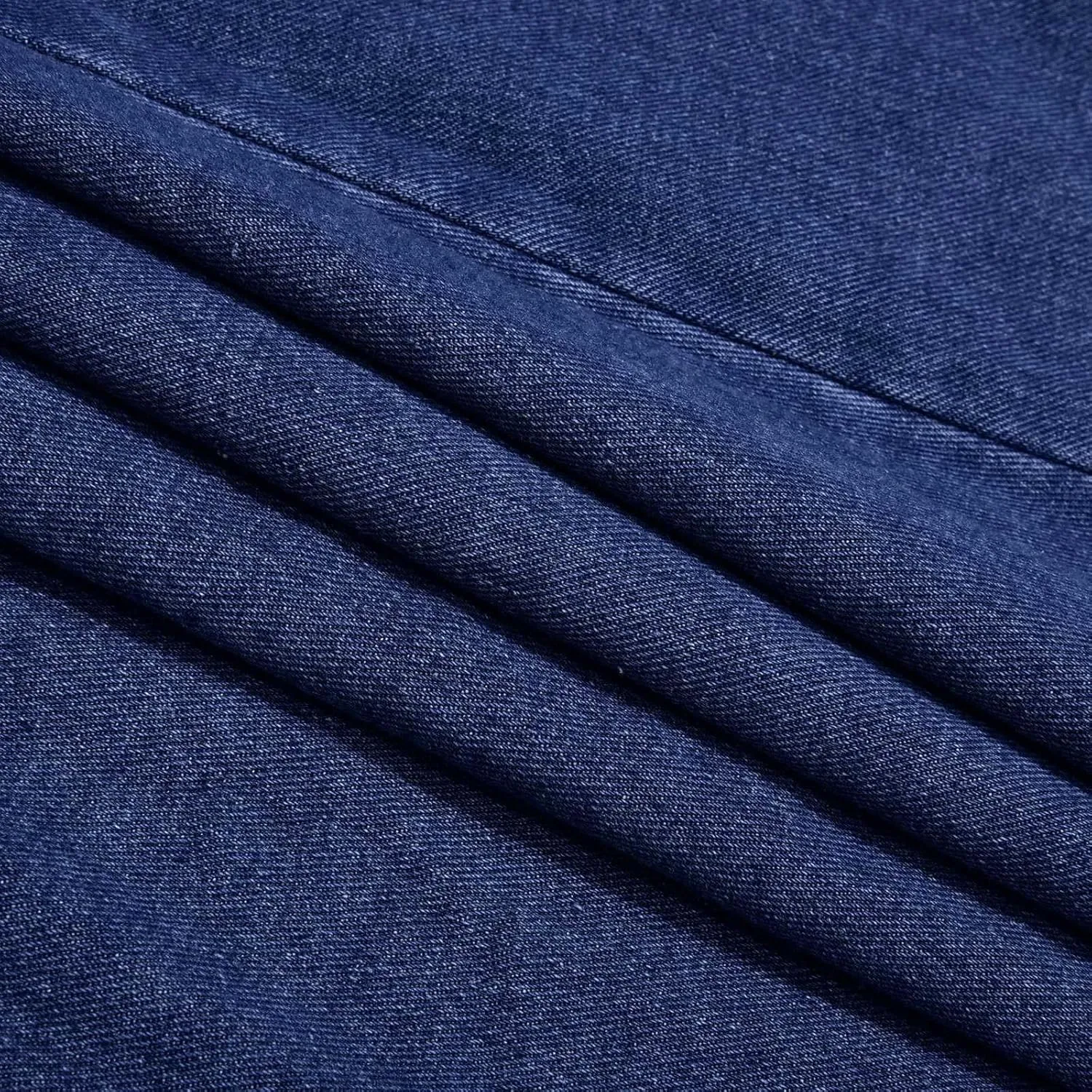 Women's High Waist Jean Skirt Casual Basic Pleated A Line Midi Denim Skirts Button Front Flowy Jean Skirts