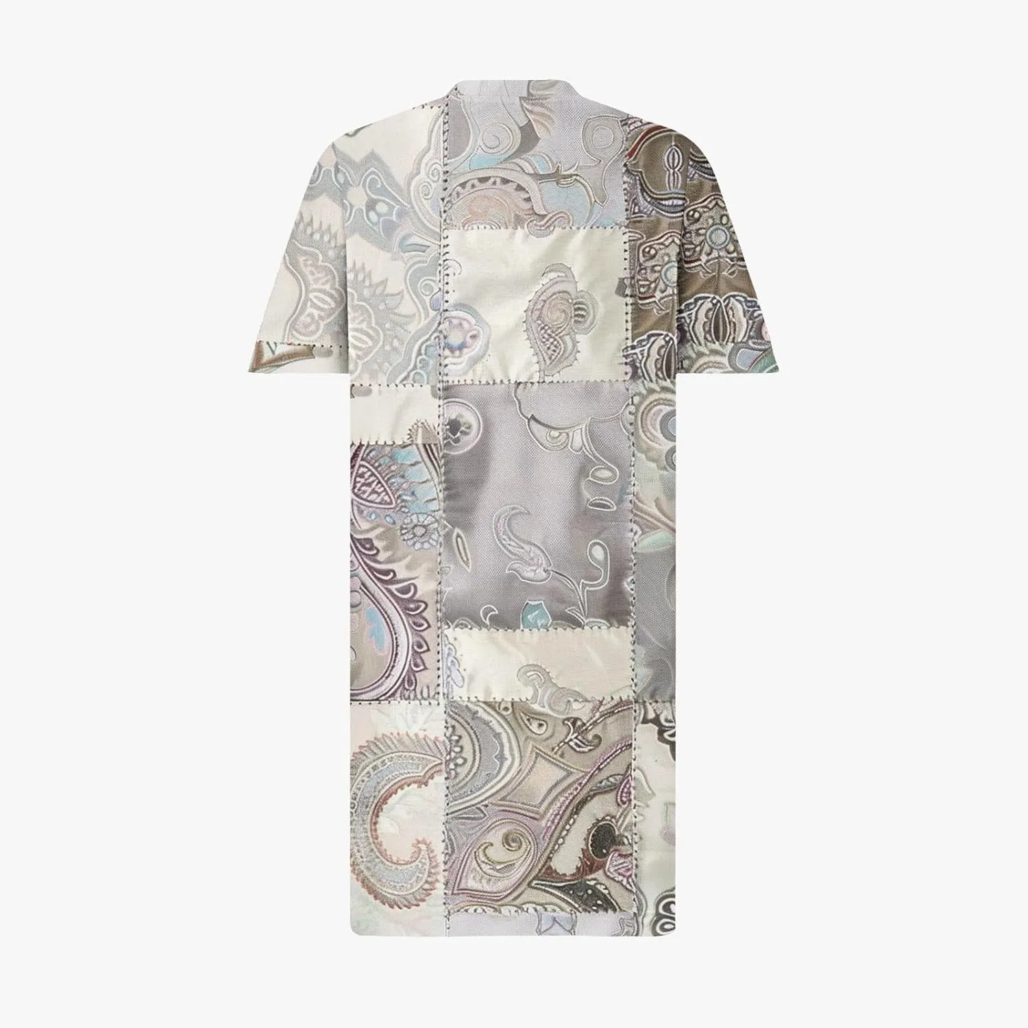 Women's Oversized Summer Sundresses Fashion Printed Loose Casual Dress Short Sleeved Knee Length Dress Beachwear
