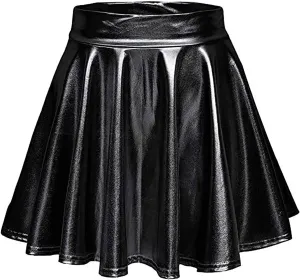 Womens Sexy Pleated Skirts High Waist A Line Skirt Solid Color Loose Y2k Mini Skirts Fashion Short Skirt for Party