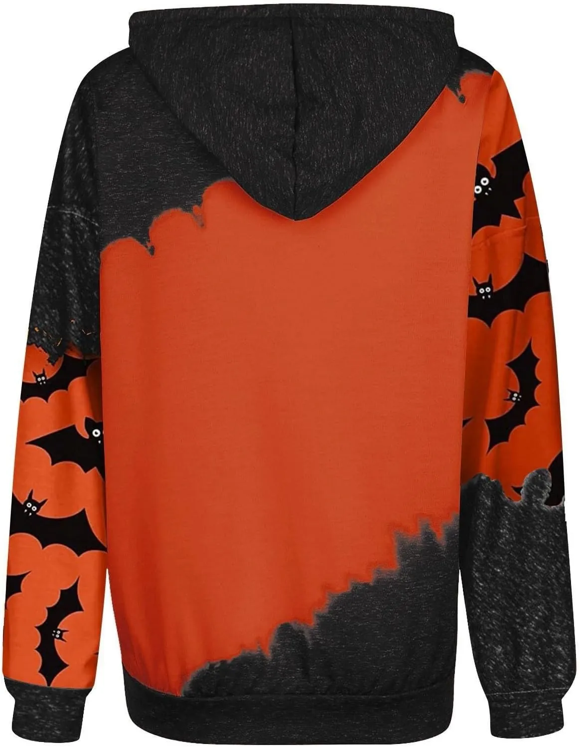XIAXOGOOL Halloween hoodie For women Vintage Sweatshirts Hoodies Pumpkin Face Graphic Drawstring pullover With Pocket